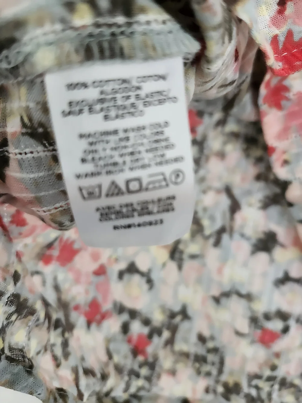 NWT LOFT Floral Button-Front Puff Sleeve Top — Pink, Green, Cream